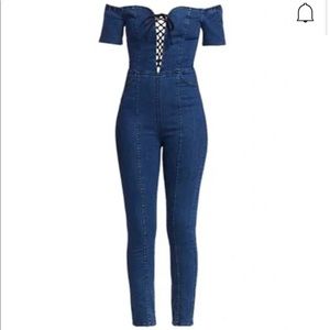 New with tags 3X1 NYC denim jumpsuit! Sold out @ Saks!